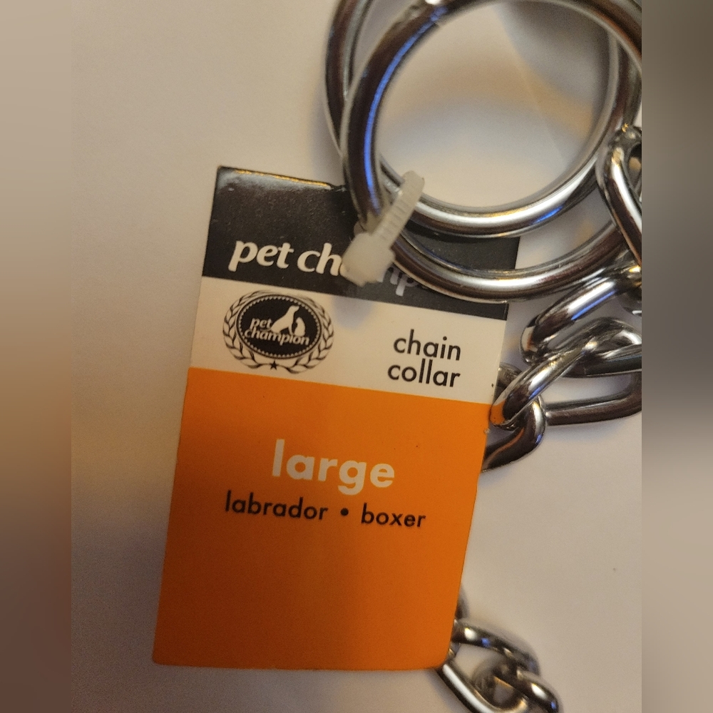 (2) PET CHAMPION DOG CHAINS LABADOR * BOXER